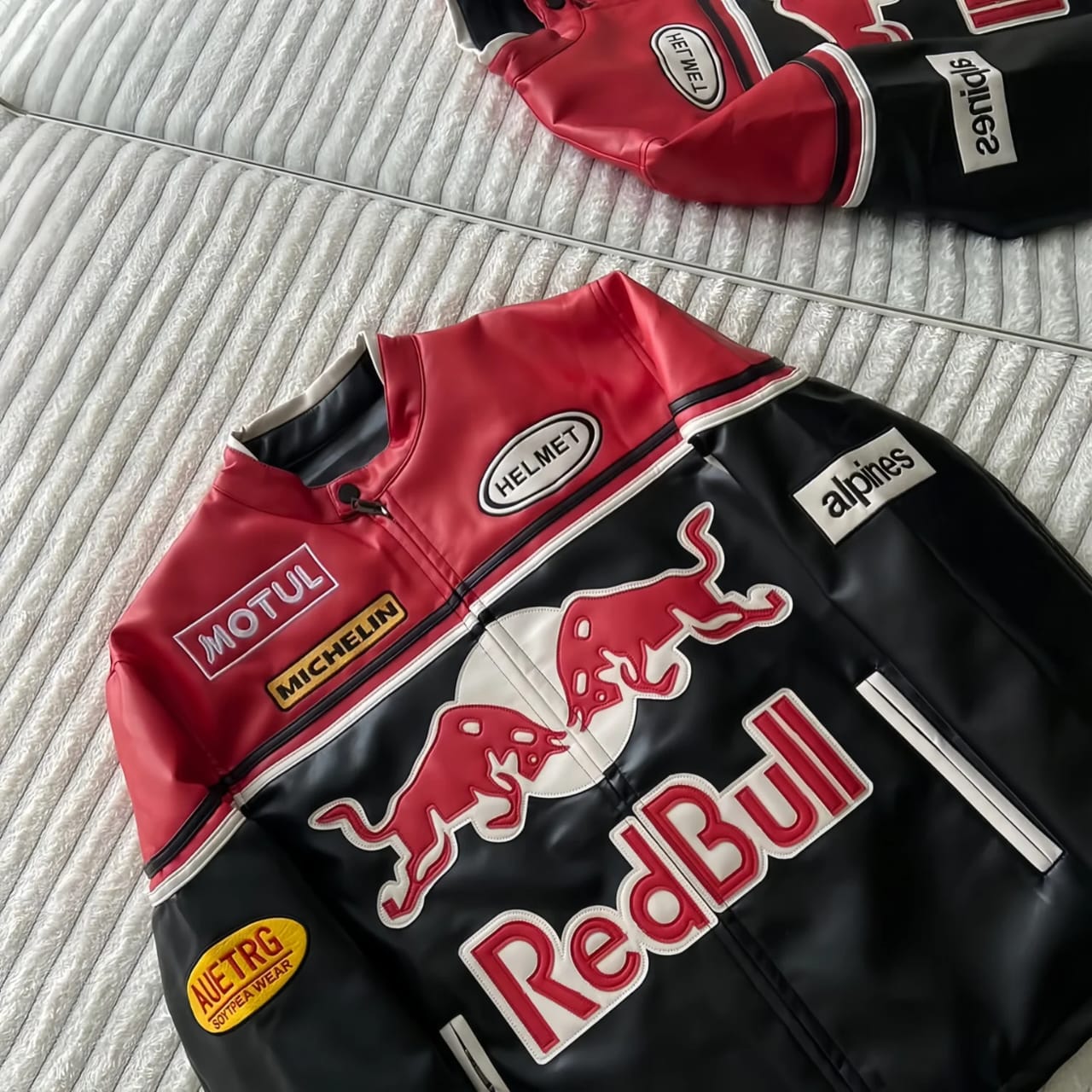 REDBULL RACING LEATHER JACKET - Prime Fitz