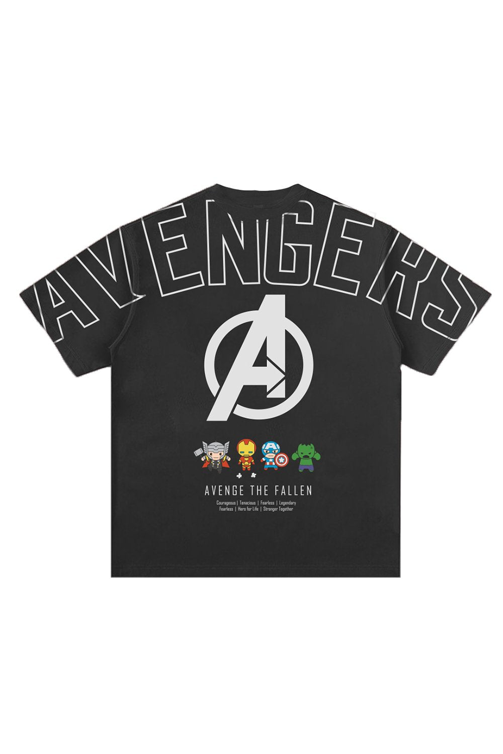 Avengers Miniature Figures Oversized T-shirt