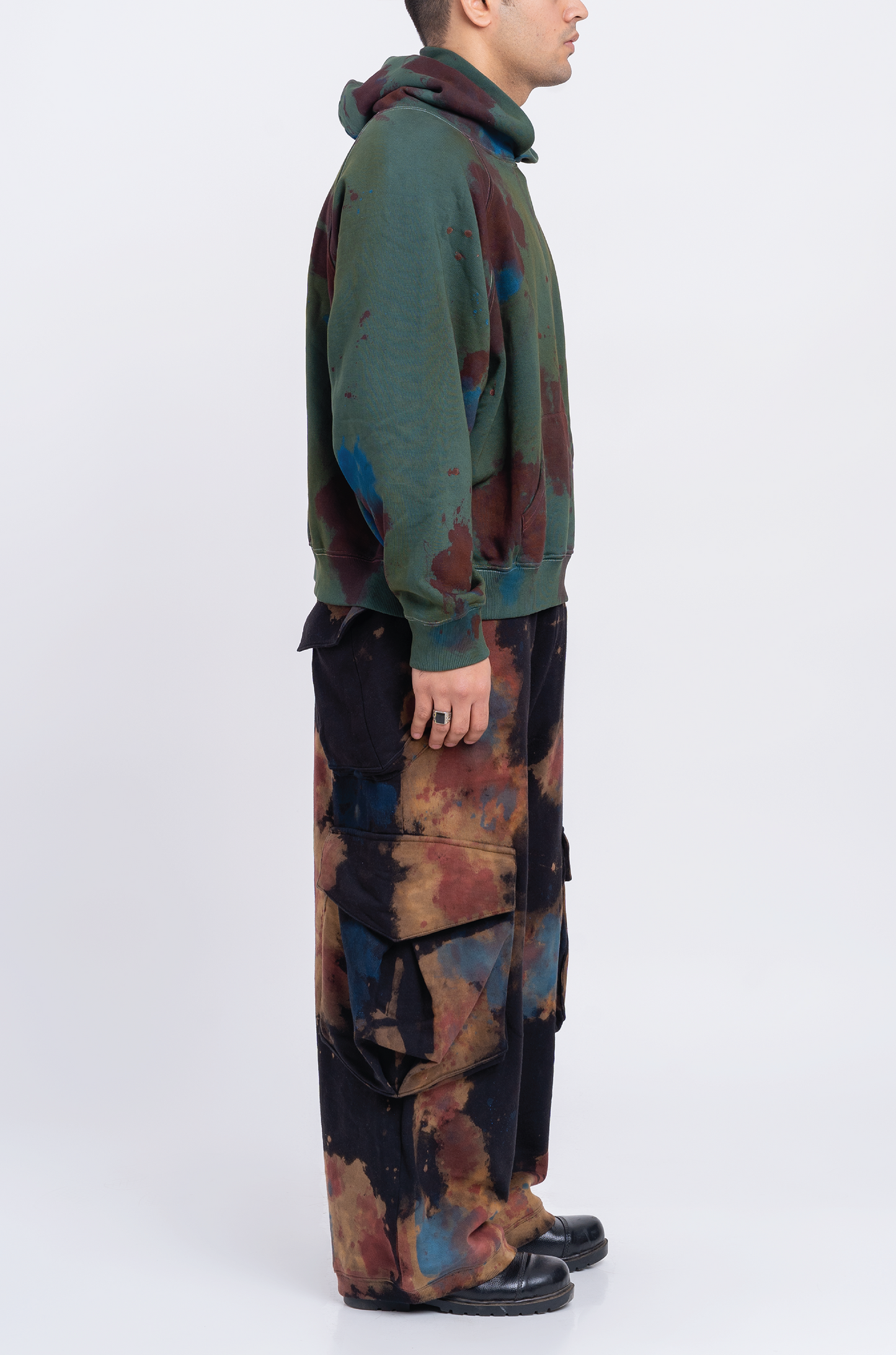 Huemn Blood Flap Pocket Sweatpant (Black)