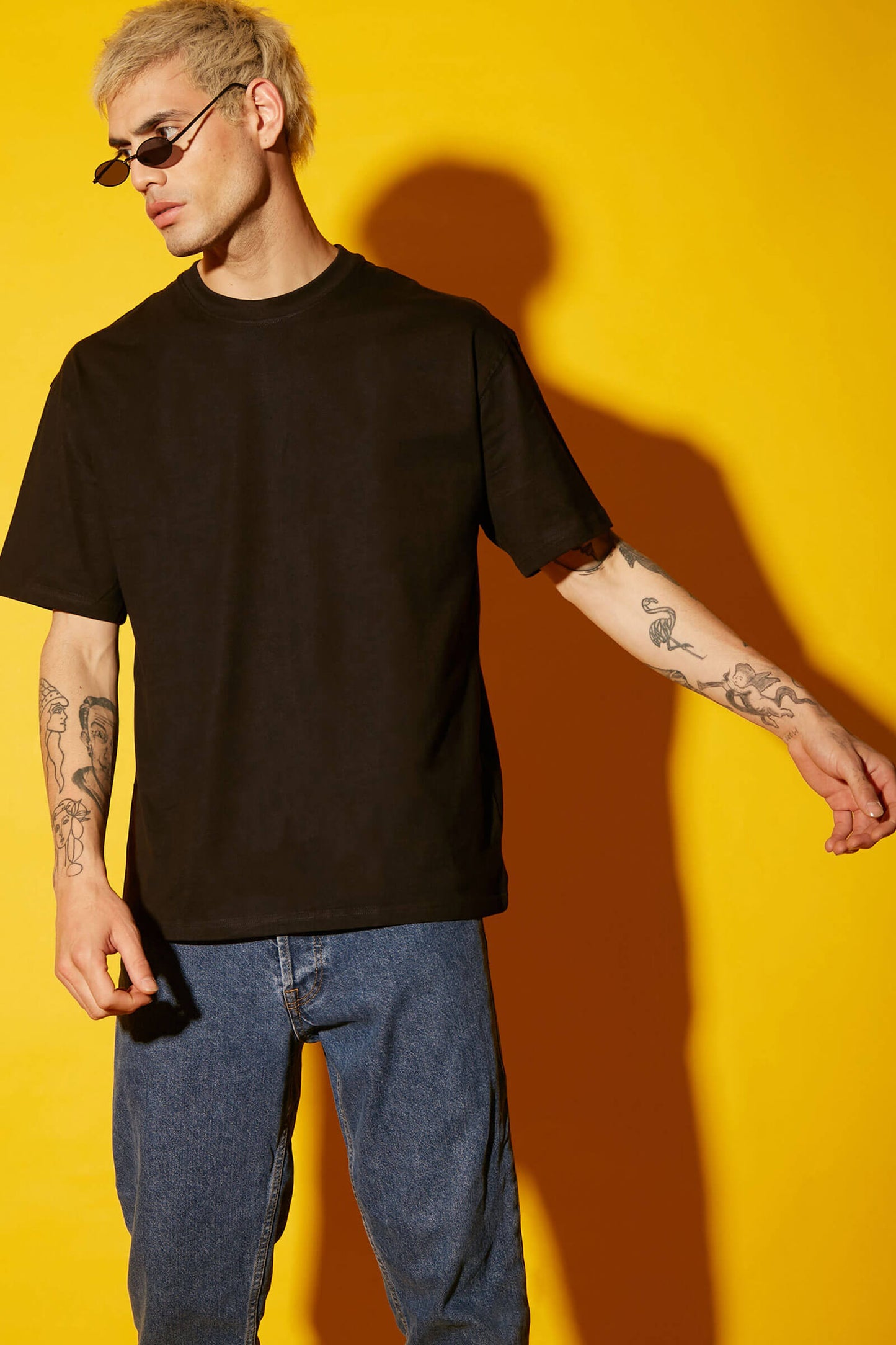 Black Heavyweight Oversized T-shirt