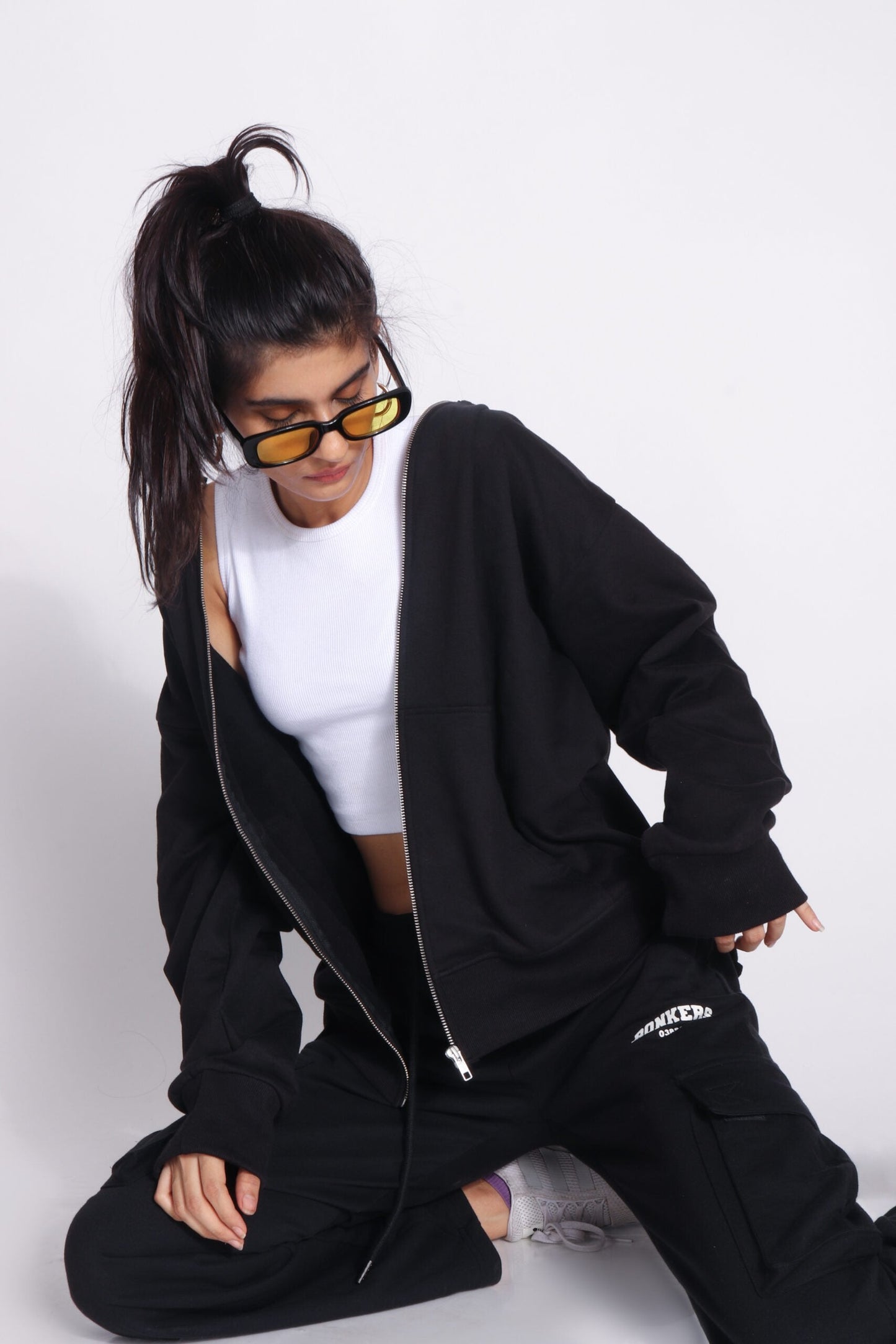 Black Oversized Zipper