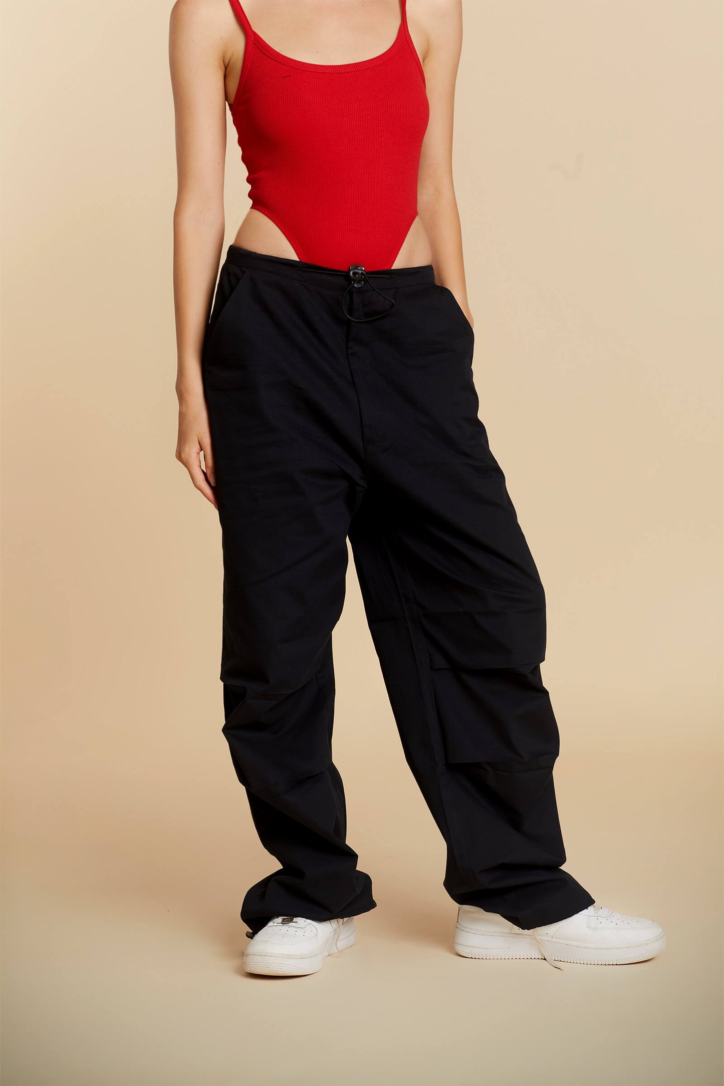 Black Parachute Pants