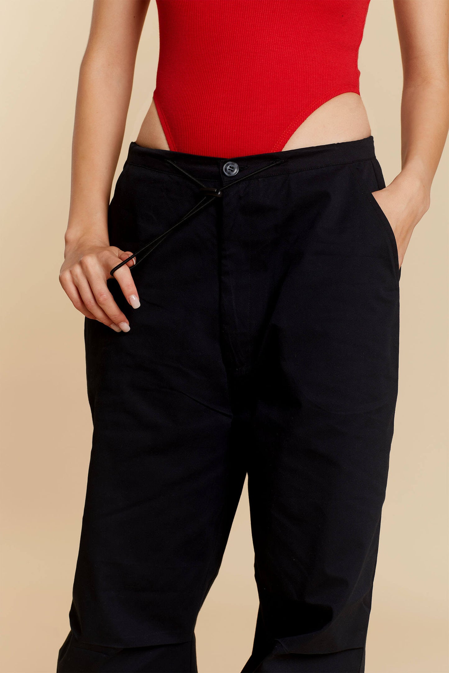 Black Parachute Pants