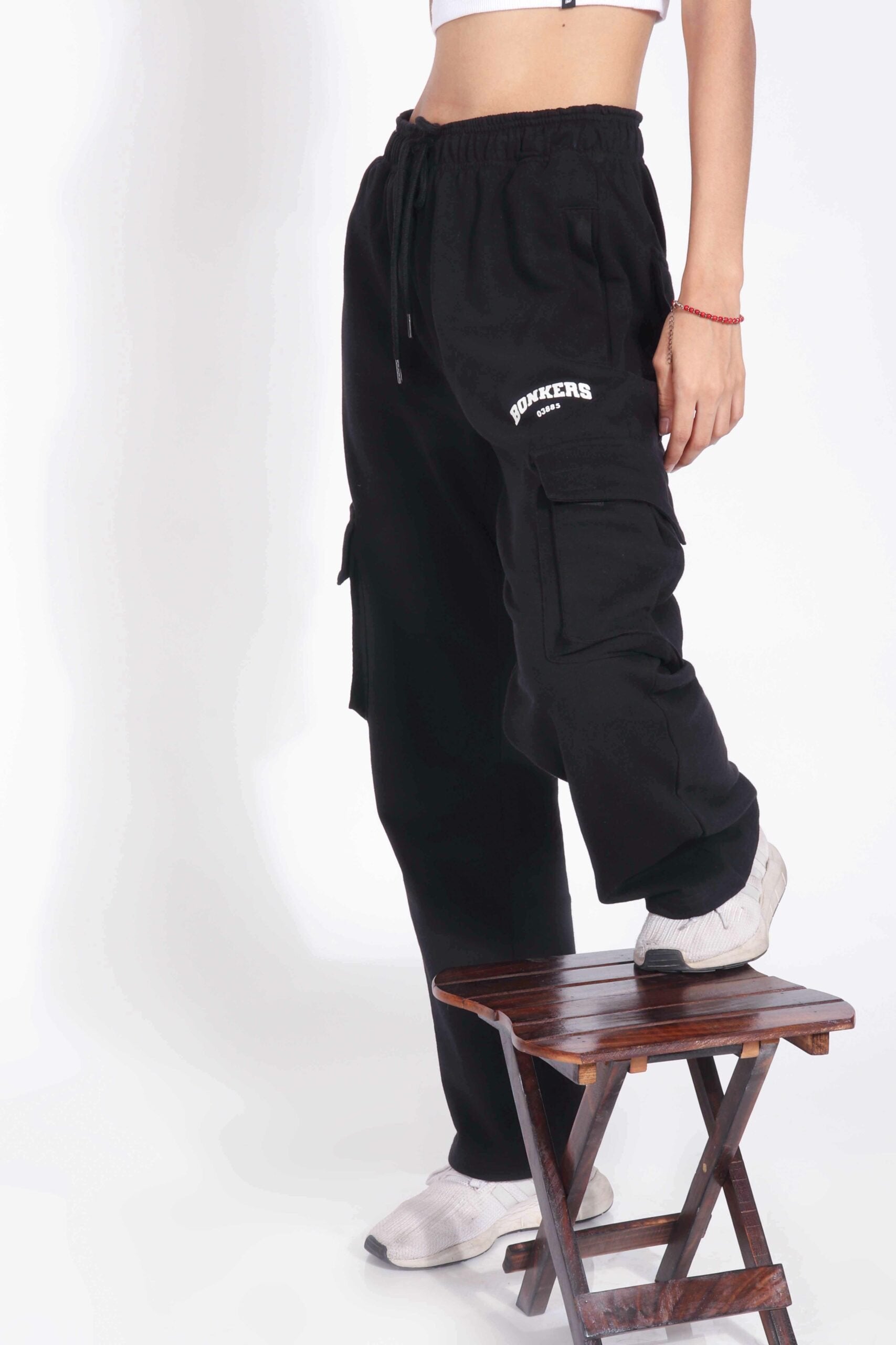 Black Utility Straight Fit Pant - Prime Fitz