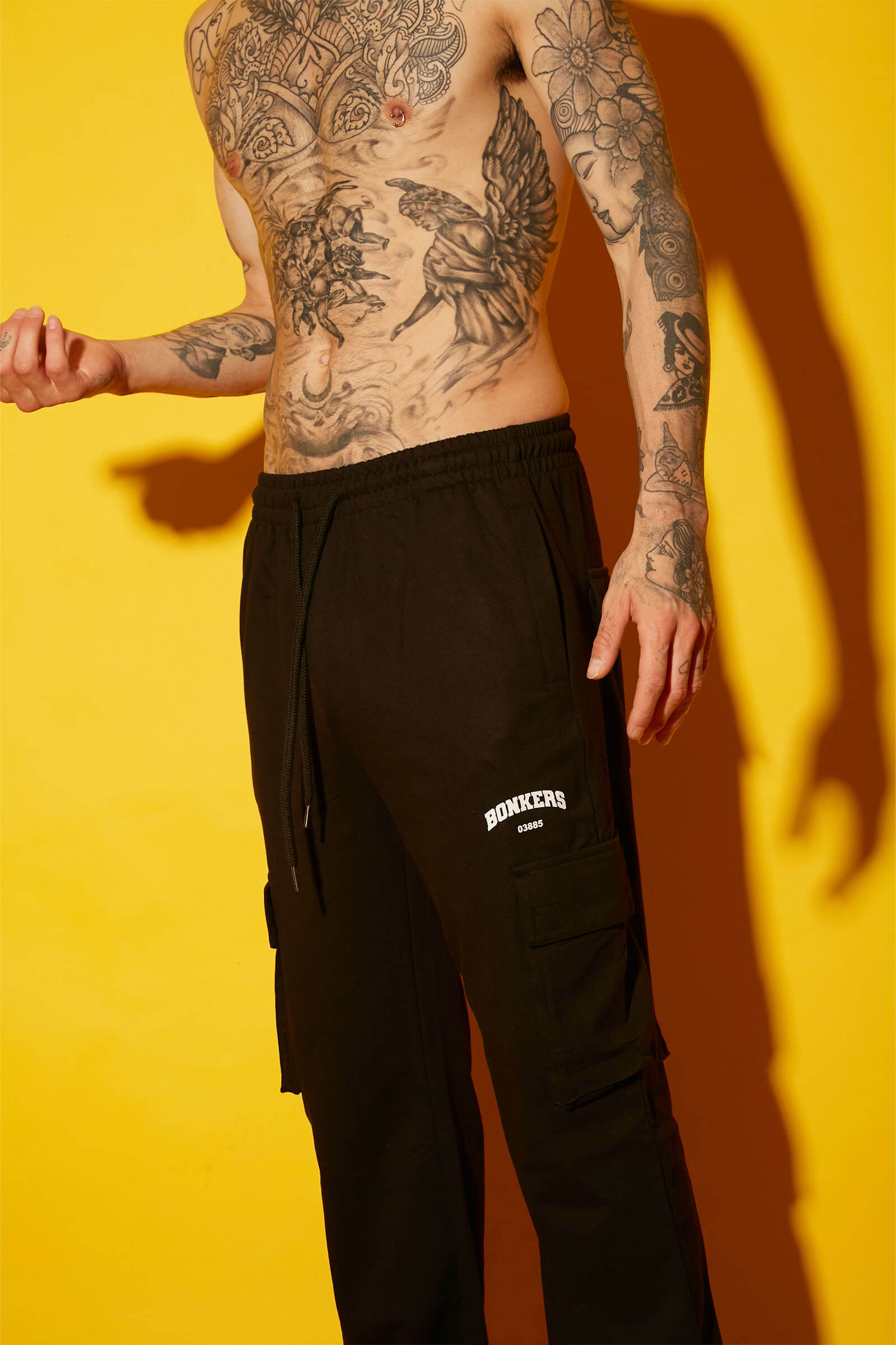 Black Utility Straight Fit Pant - Prime Fitz