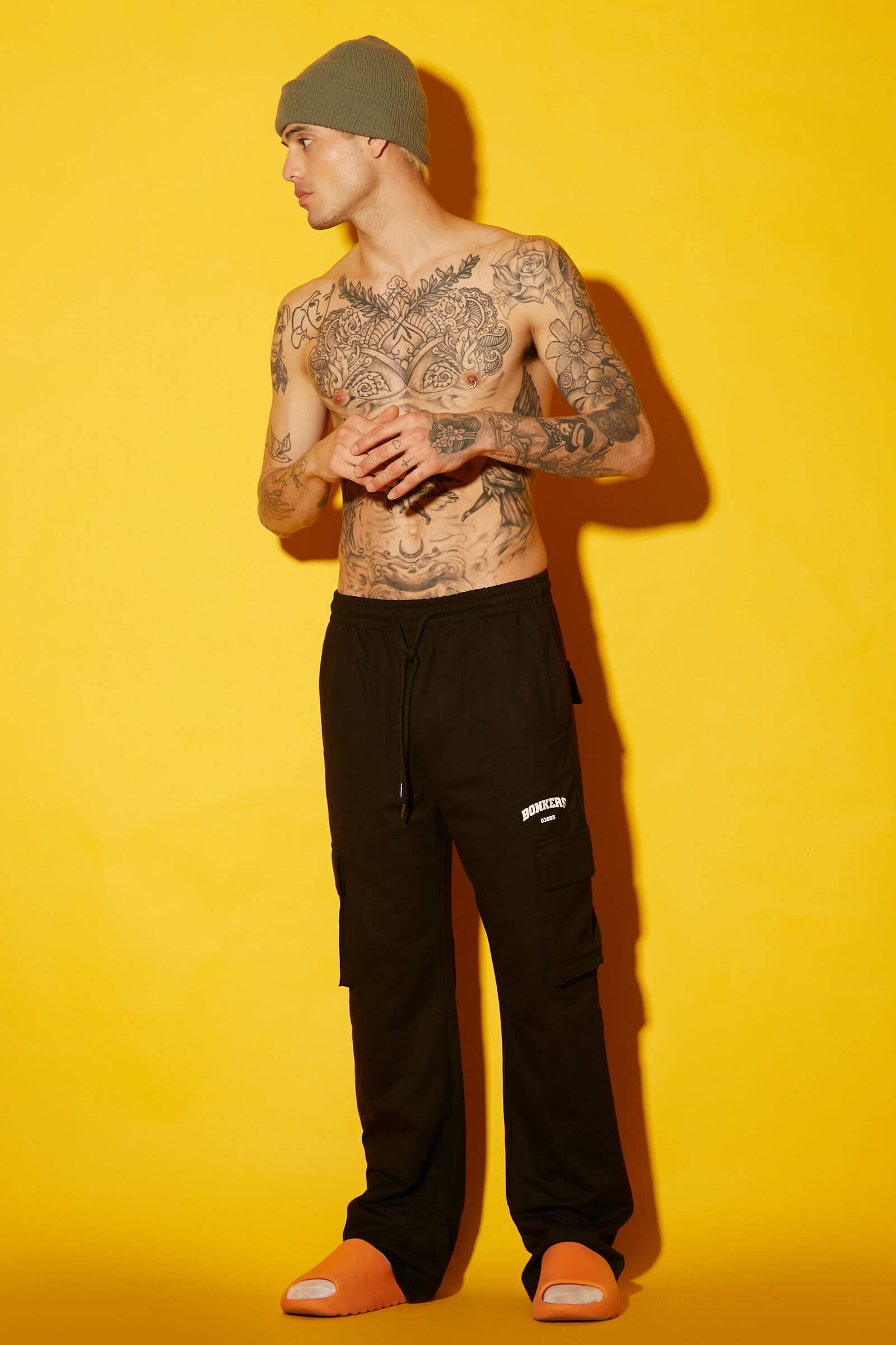 Black Utility Straight Fit Pant - Prime Fitz