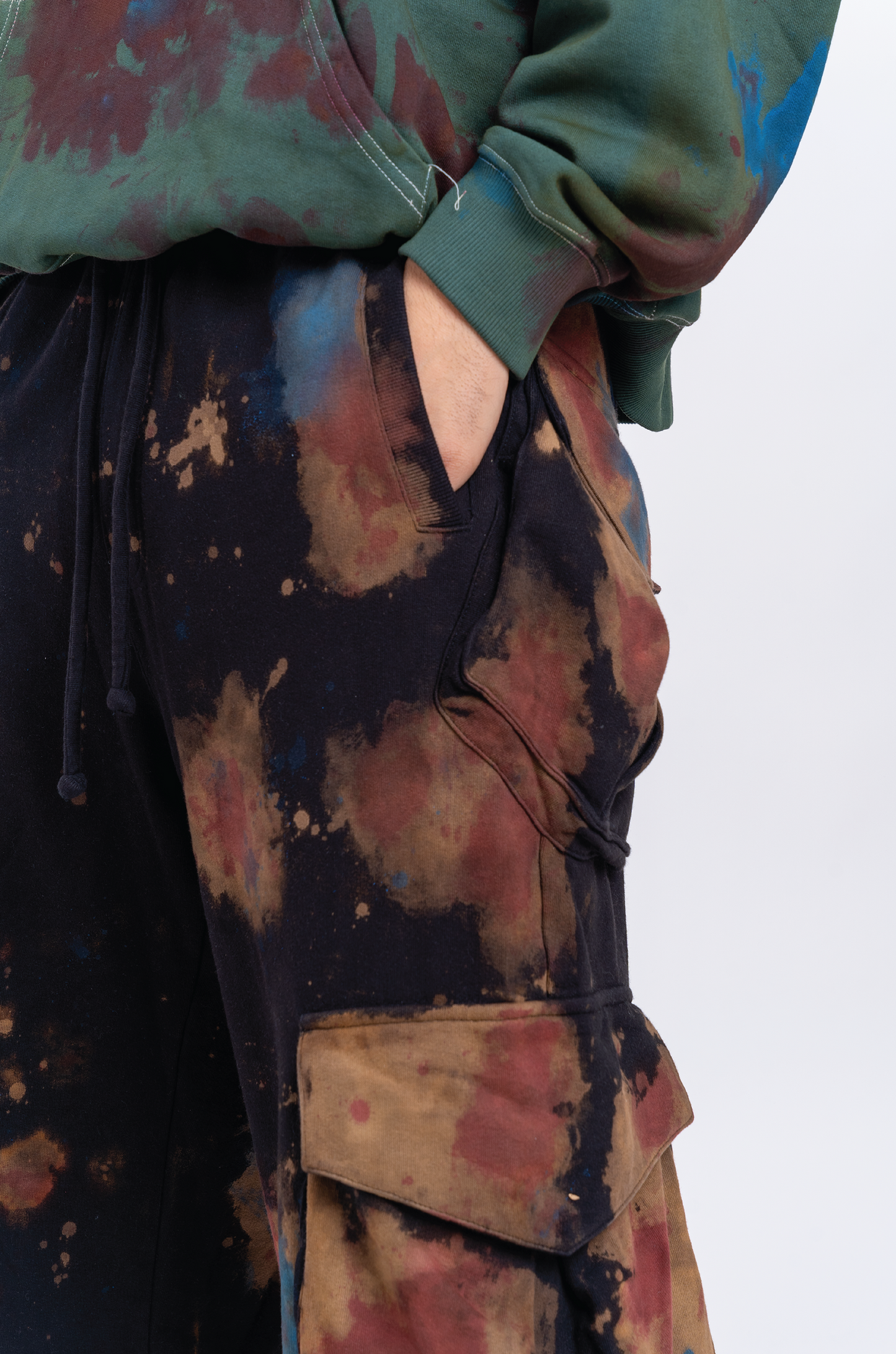 Huemn Blood Flap Pocket Sweatpant (Black)