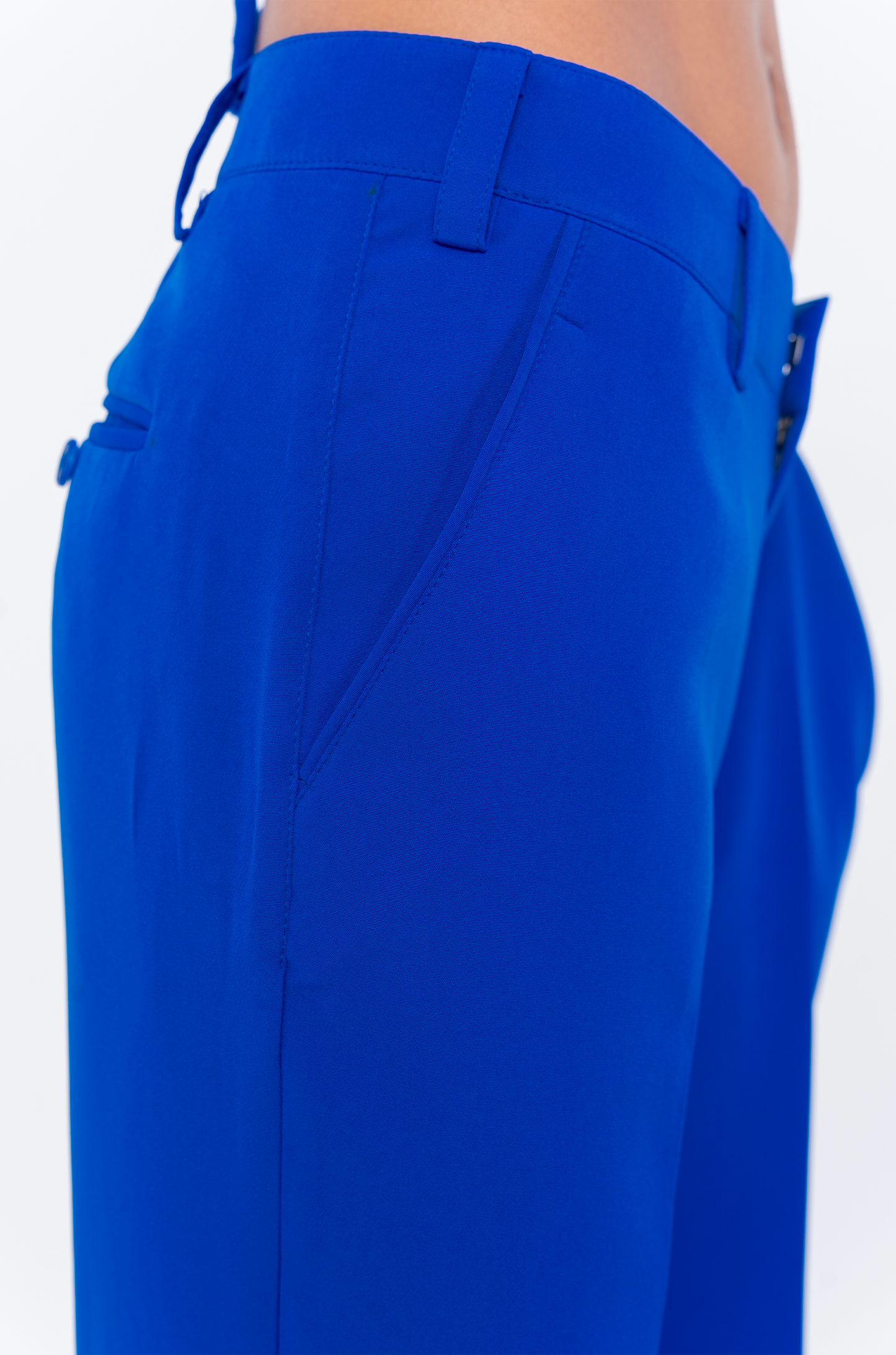 The New World Low Waist Trousers (Blue)