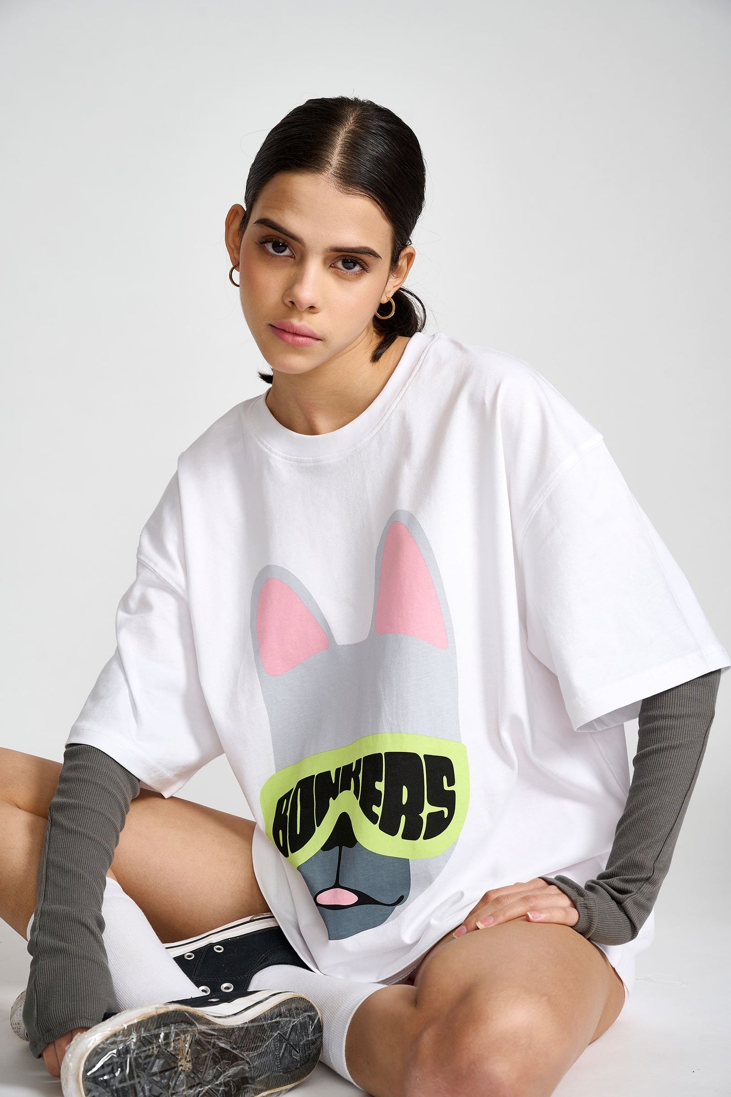 Bonkers Bulldog Oversized T-shirt