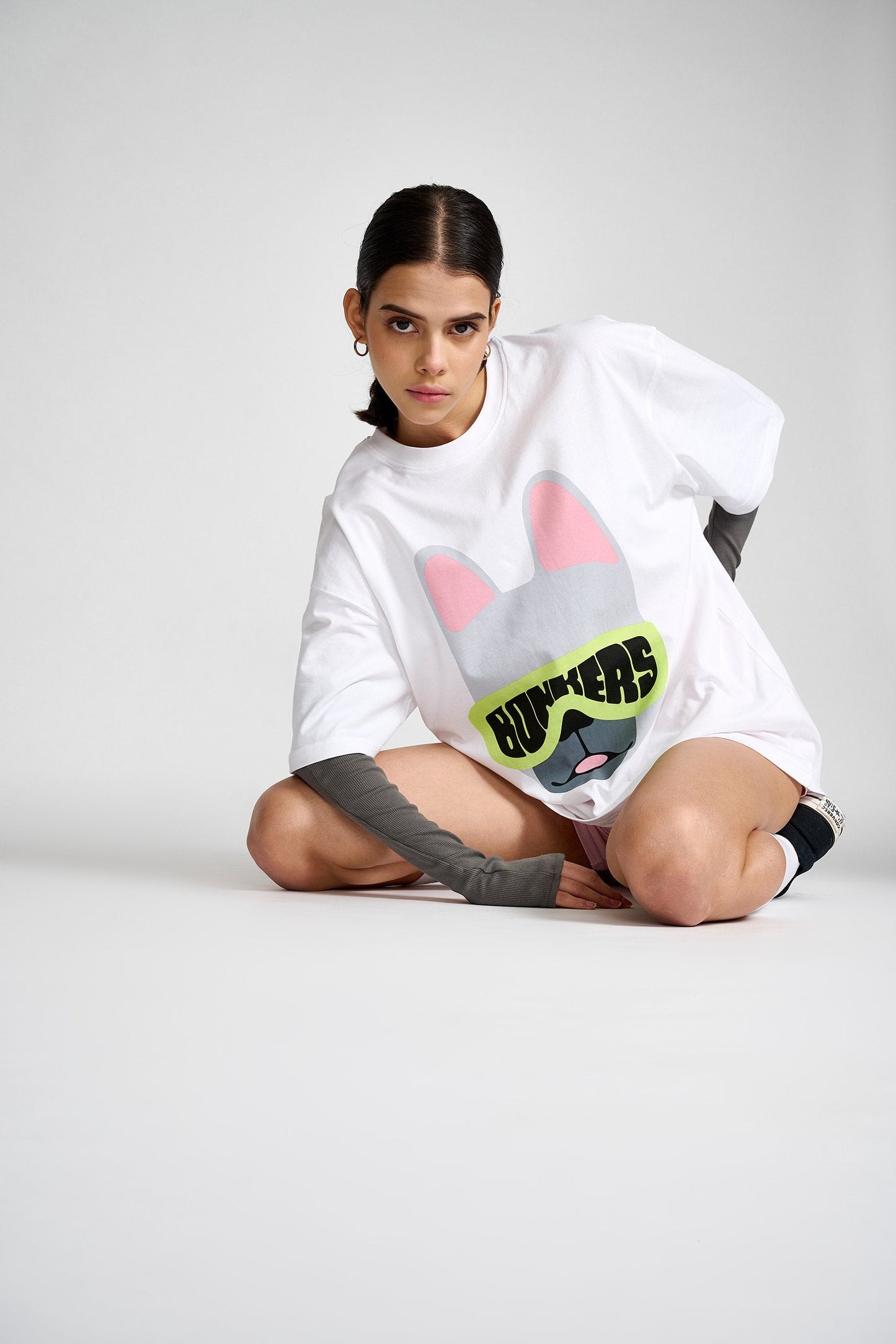 Bonkers Bulldog Oversized T-shirt