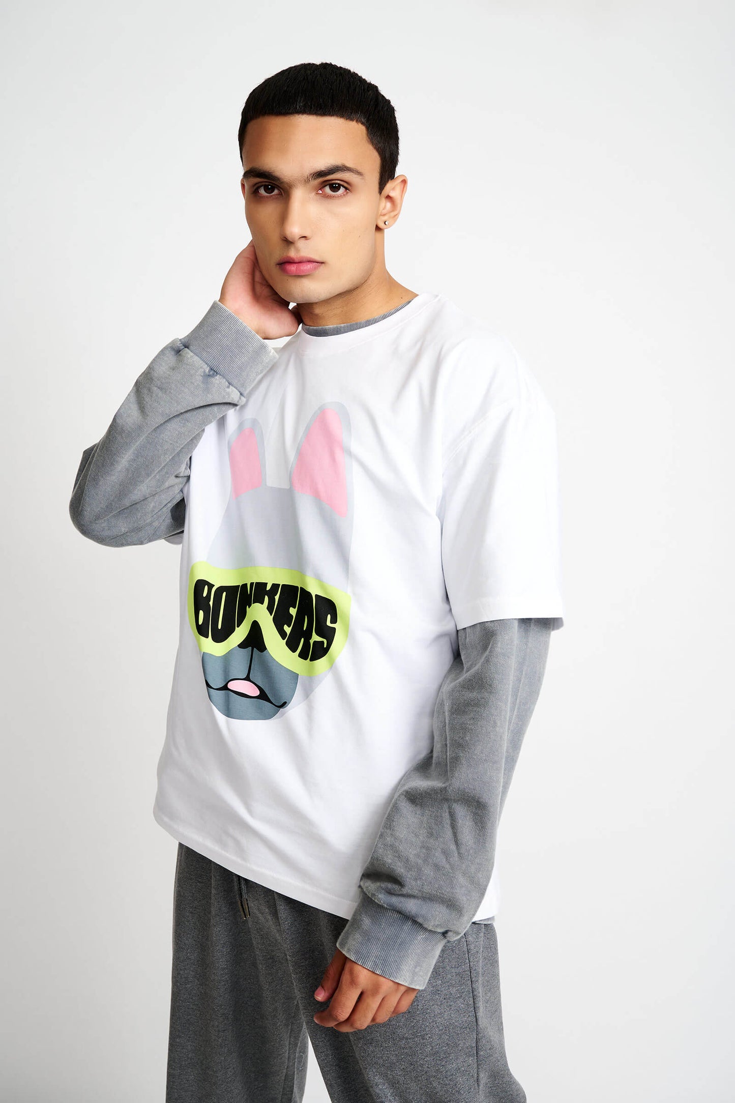 Bonkers Bulldog Oversized T-shirt