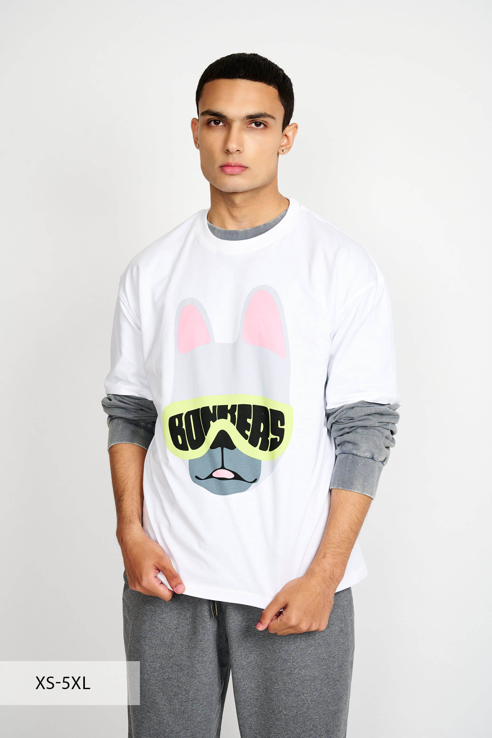 Bonkers Bulldog Oversized T-shirt