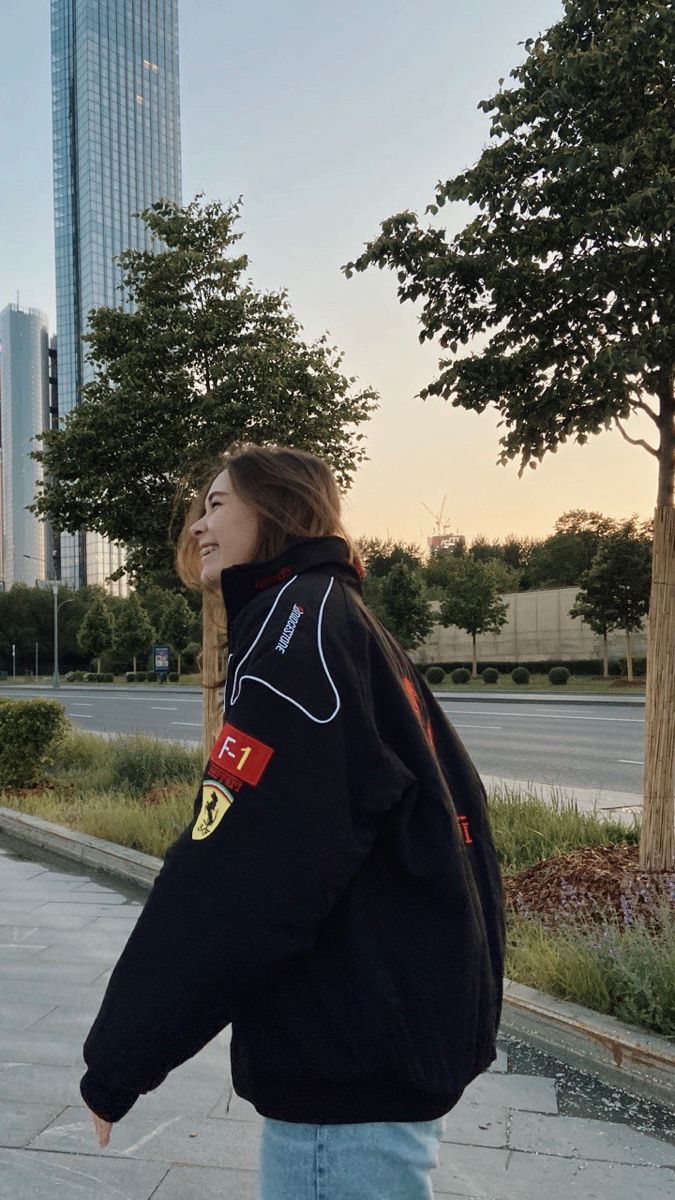 Black Ferrari F1 Racing Jacket – Premium Streetwear Edition - Prime Fitz