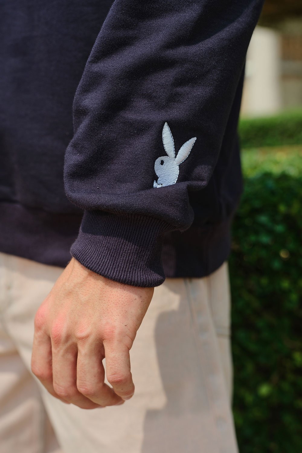 Deep Blue Bunny Sweatshirt