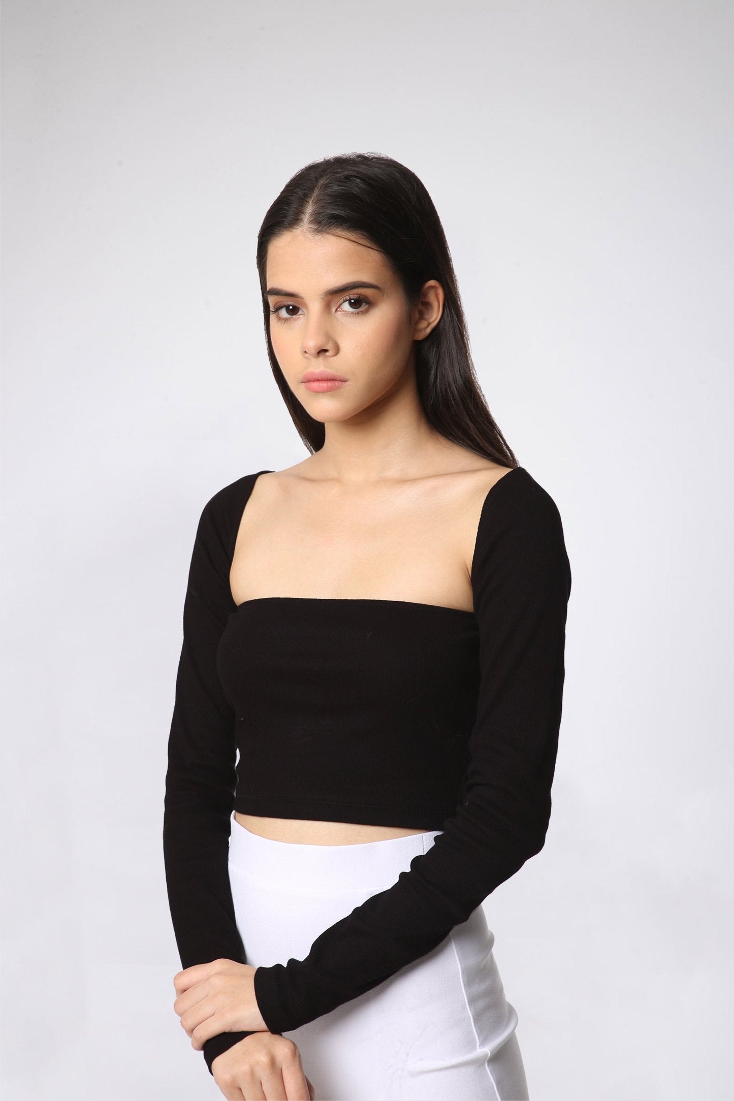Delilah Square Neck Crop Top