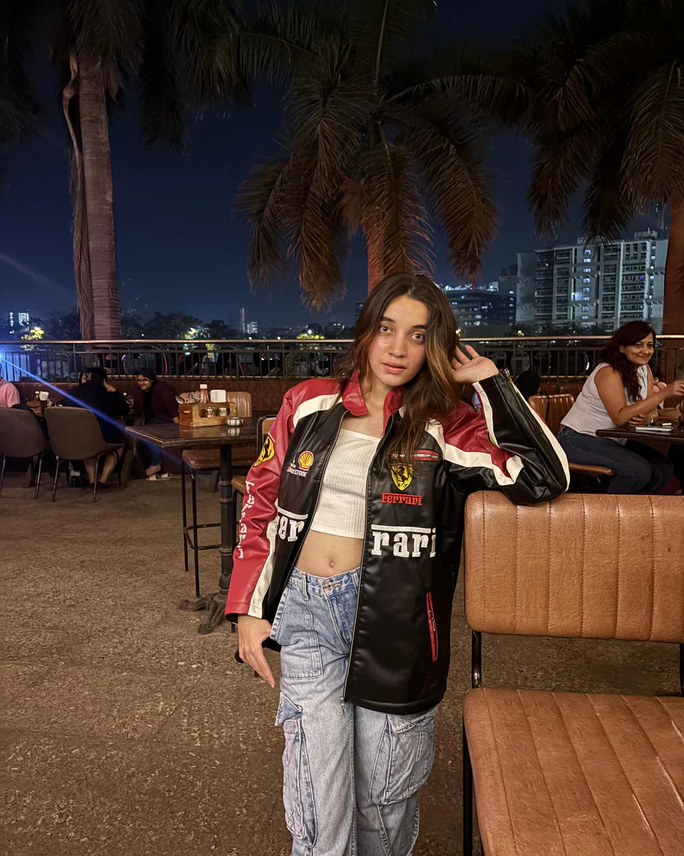 Ferrari Leather Racing Jacket | Iconic F1 Streetwear Essence - Prime Fitz