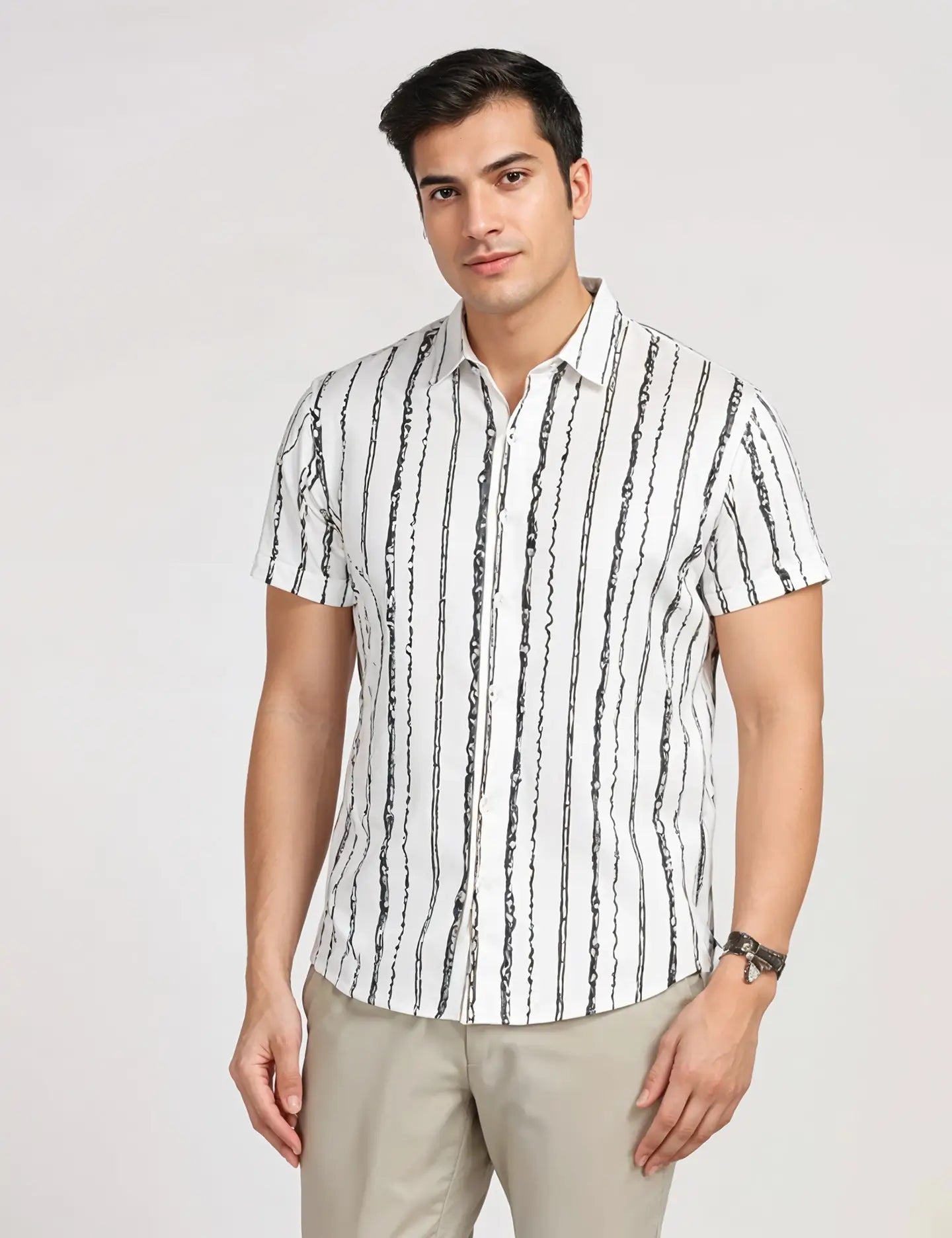 Straight Lining Men's Shirt Half Sleeves Exclusive Summer Edition - Prime Fitz