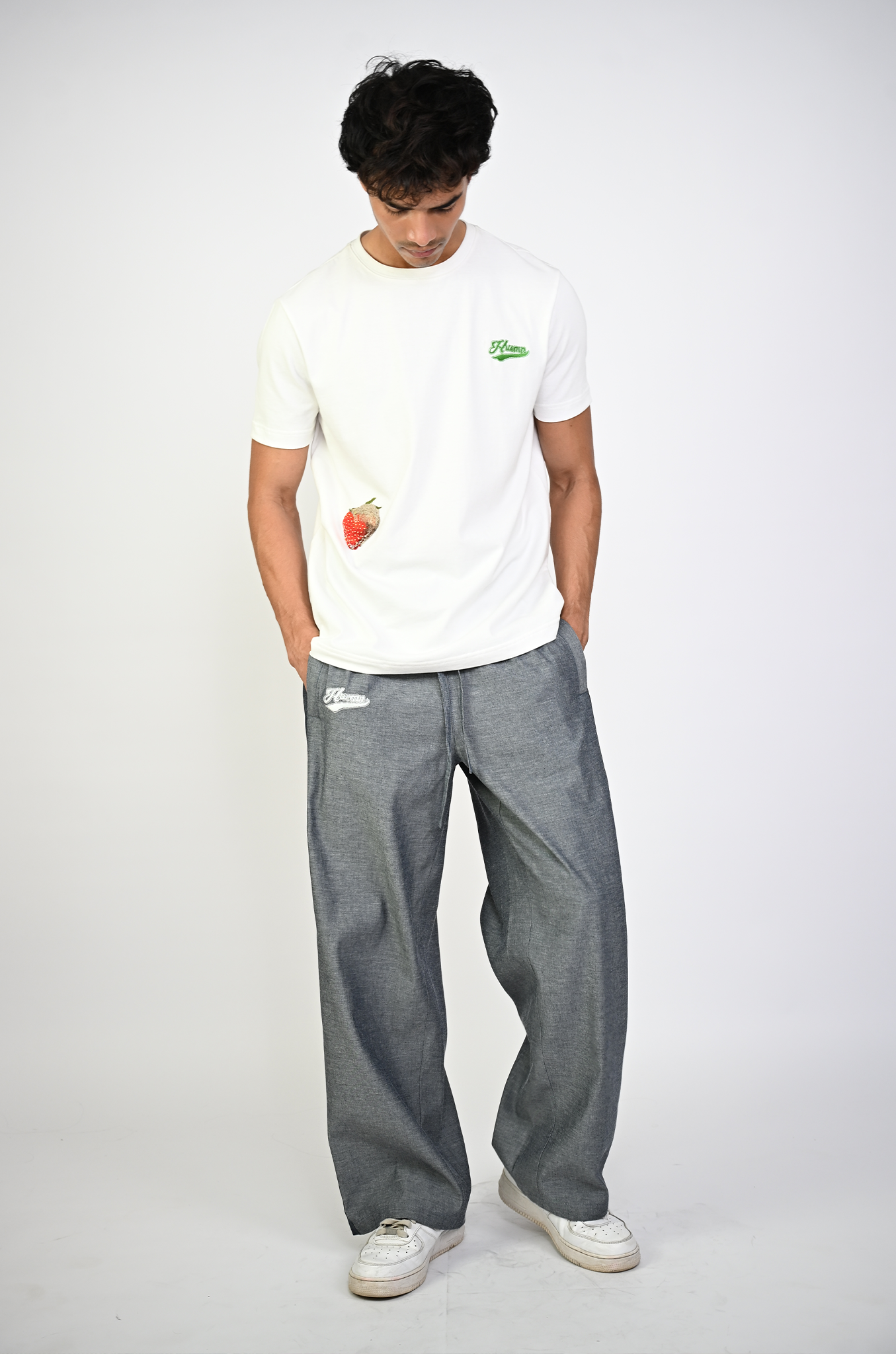 Embroidered White T-shirt