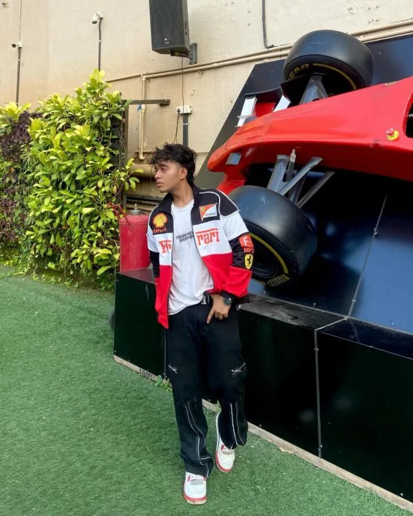 Ferrari F1 Vintage Racer Jacket | Classic Motorsport Fashion - Prime Fitz