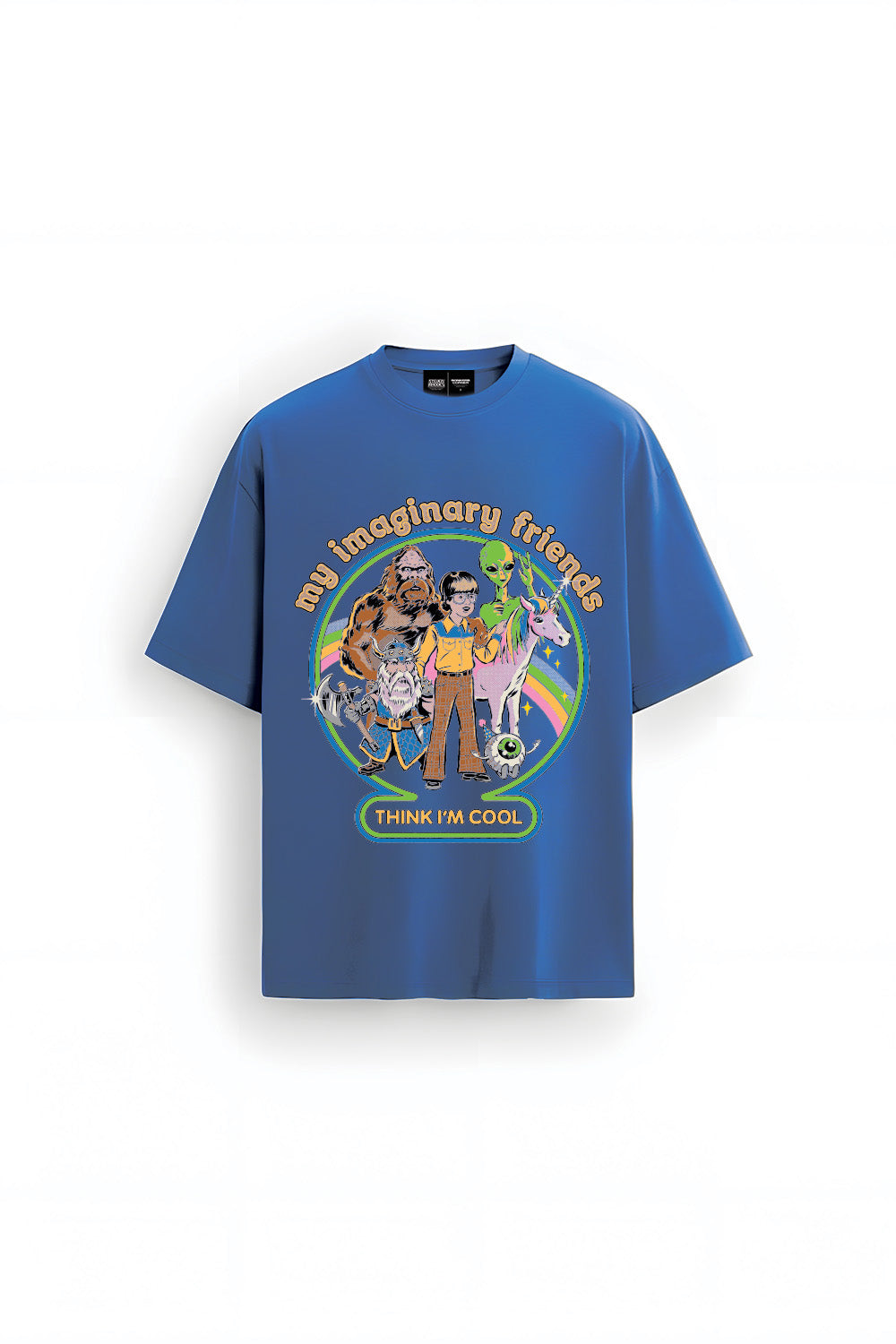 Imaginary Friends Blue Oversized T-Shirt
