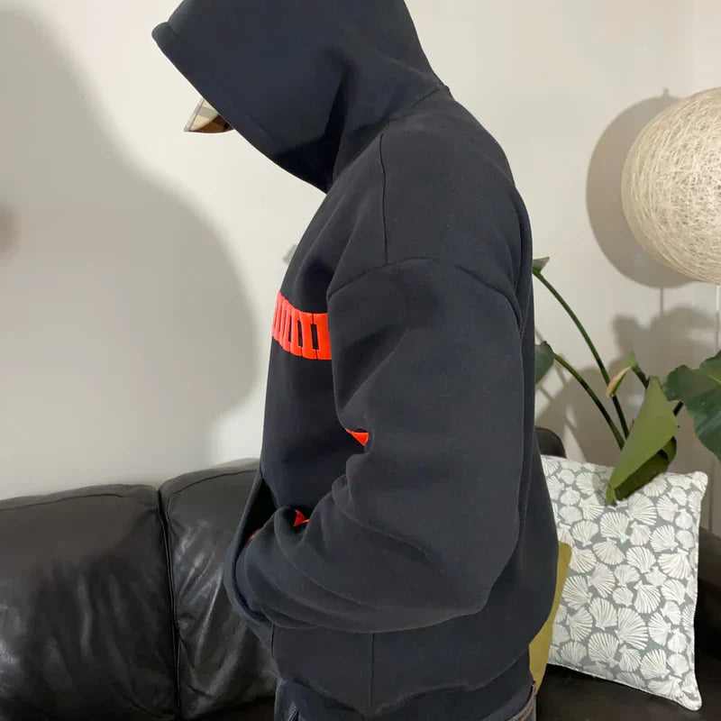 I Love Youu This Much” Cozy Oversized Hoodie – Heartfelt Comfort - Prime Fitz