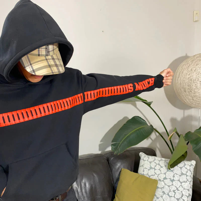 I Love Youu This Much” Cozy Oversized Hoodie – Heartfelt Comfort - Prime Fitz