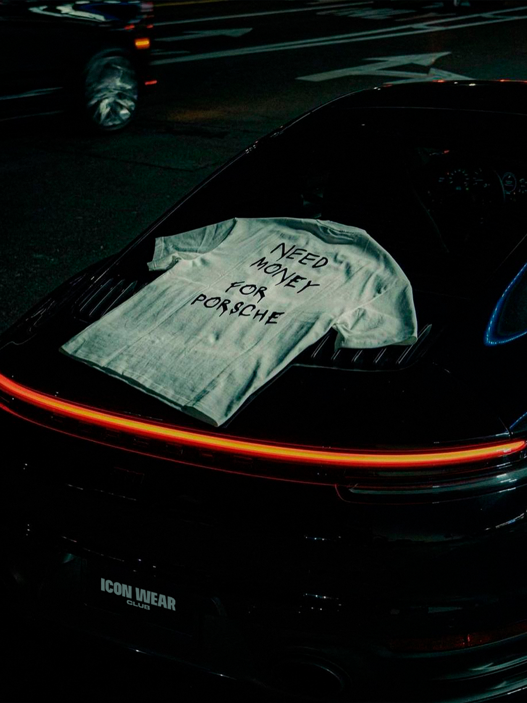 "Need Money for Porsche" Oversized Tee - Prime Fitz