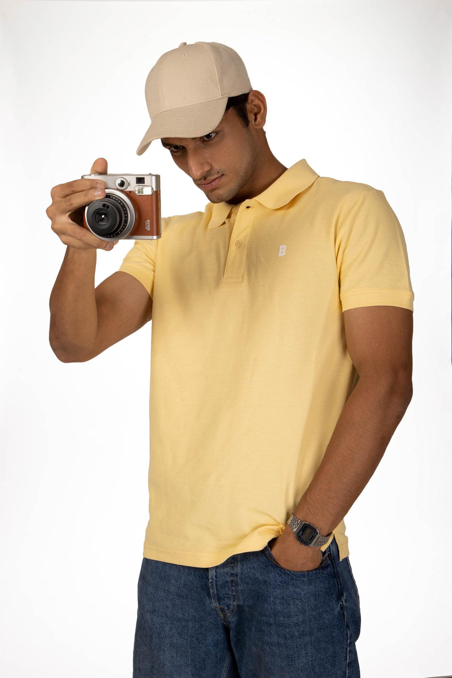 Pastel Yellow Polo - Prime Fitz