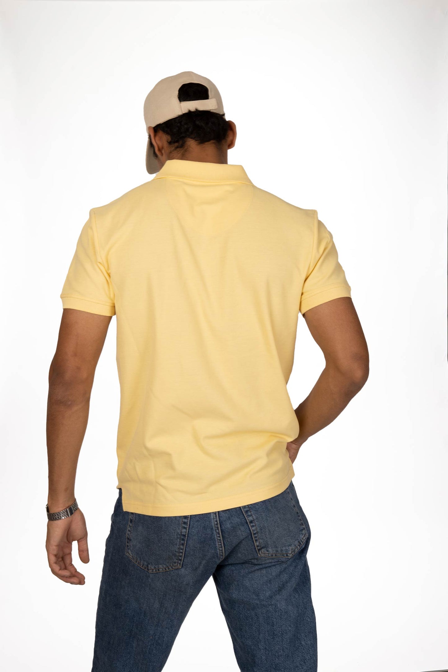 Pastel Yellow Polo - Prime Fitz