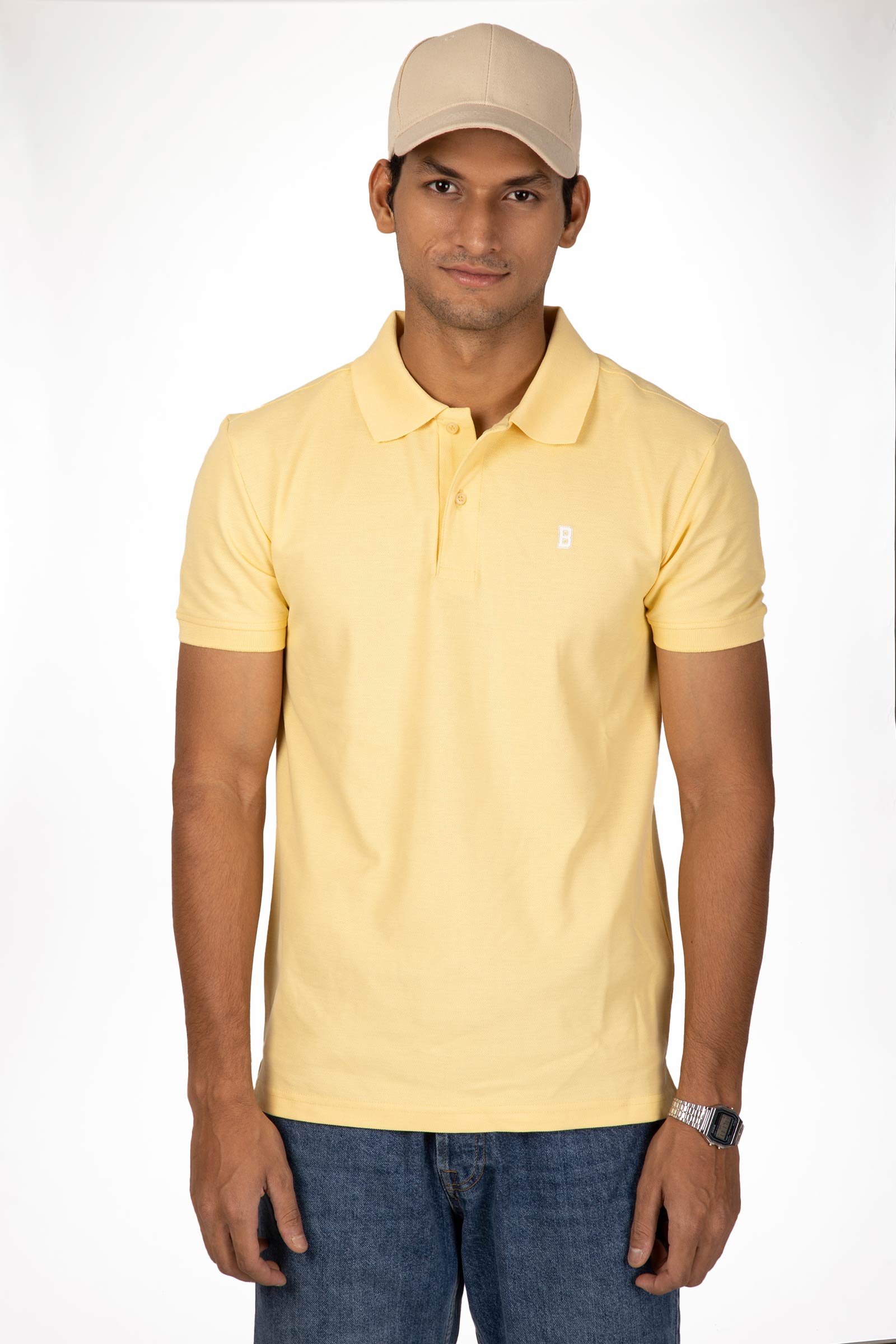 Pastel Yellow Polo - Prime Fitz