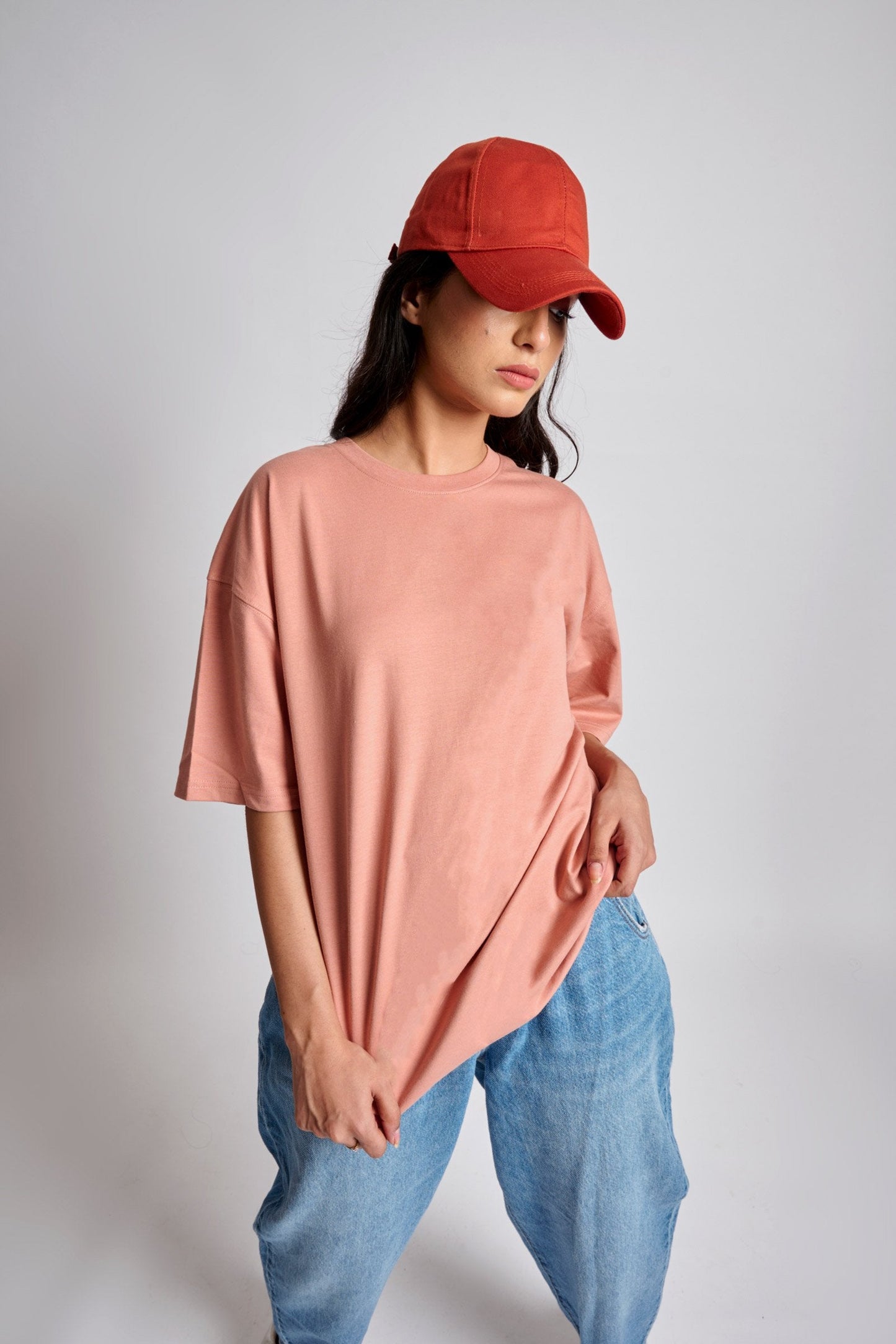 Peach Heavyweight Oversized T-shirt