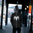 Marvel Venom Hoodie | Black Zip-Up Sweatshirt for Superhero Fans - Prime Fitz