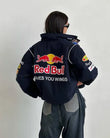 Red Bull Vintage Embroidered Jacket – Classic Motorsport Icon - Prime Fitz