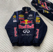 Red Bull Vintage Embroidered Jacket – Classic Motorsport Icon - Prime Fitz