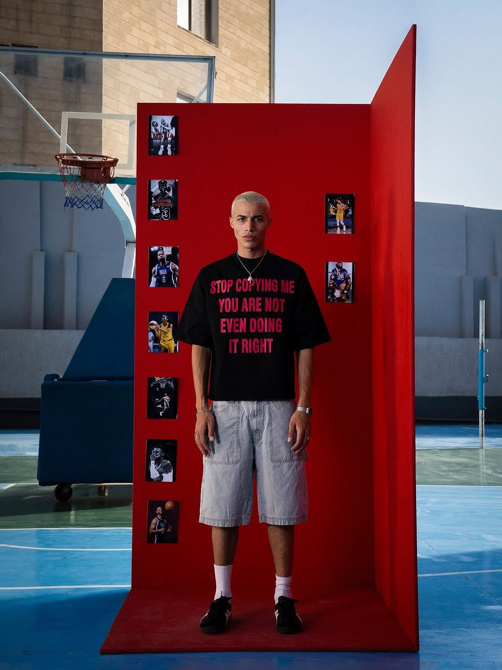 "STOP COPYING ME" Tee - Prime Fitz