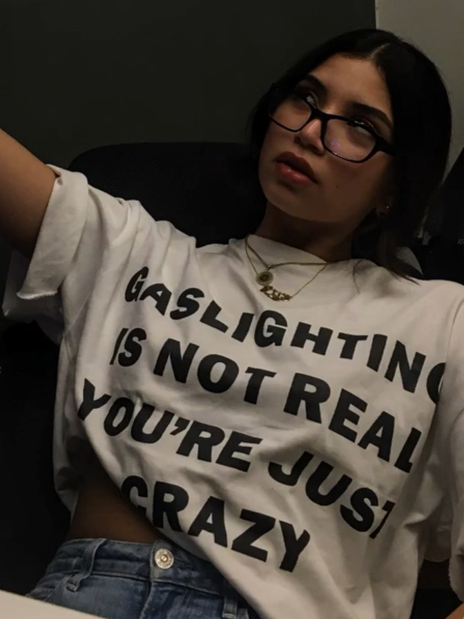 "Gaslighting is Not Real" Tee - Prime Fitz