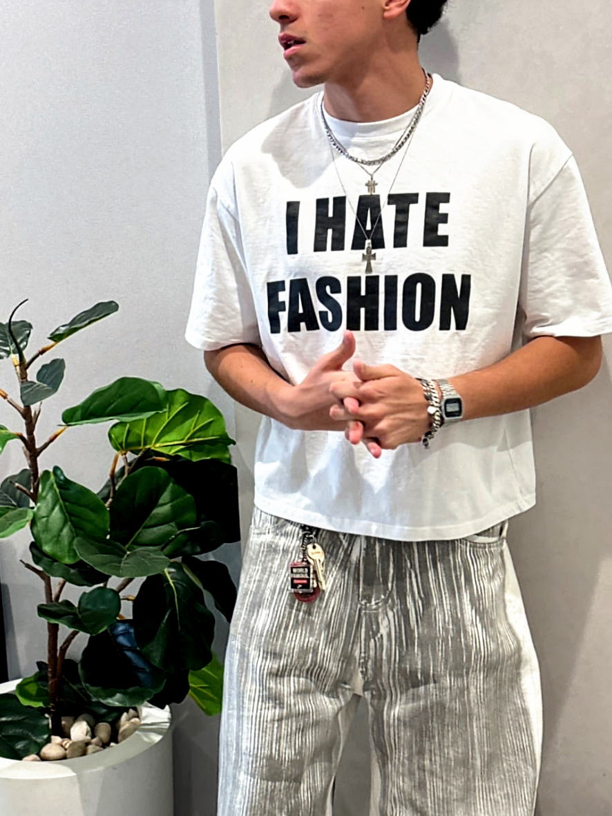 "I HATE FASHION" Oversized Tee - Prime Fitz