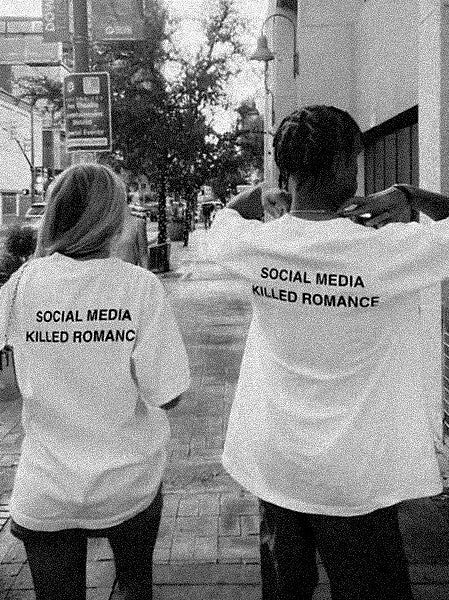 "Social Media Killed Romance" Tee - Prime Fitz
