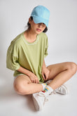 Sage Inside-Out Oversized T-shirt