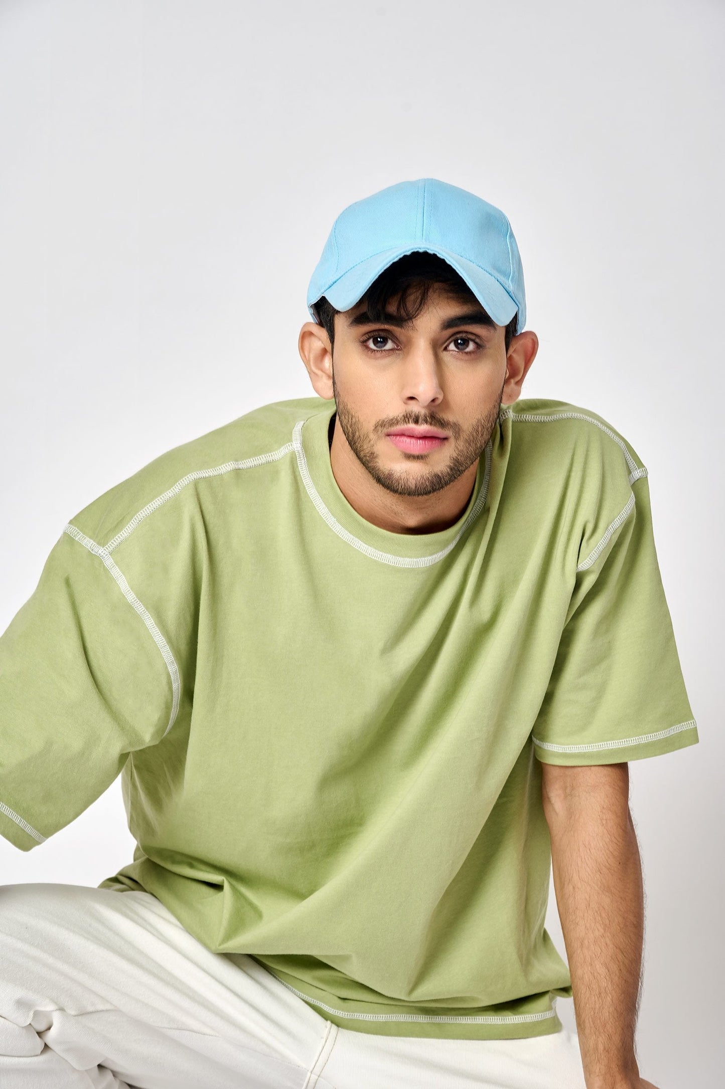 Sage Inside-Out Oversized T-shirt