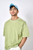 Sage Inside-Out Oversized T-shirt