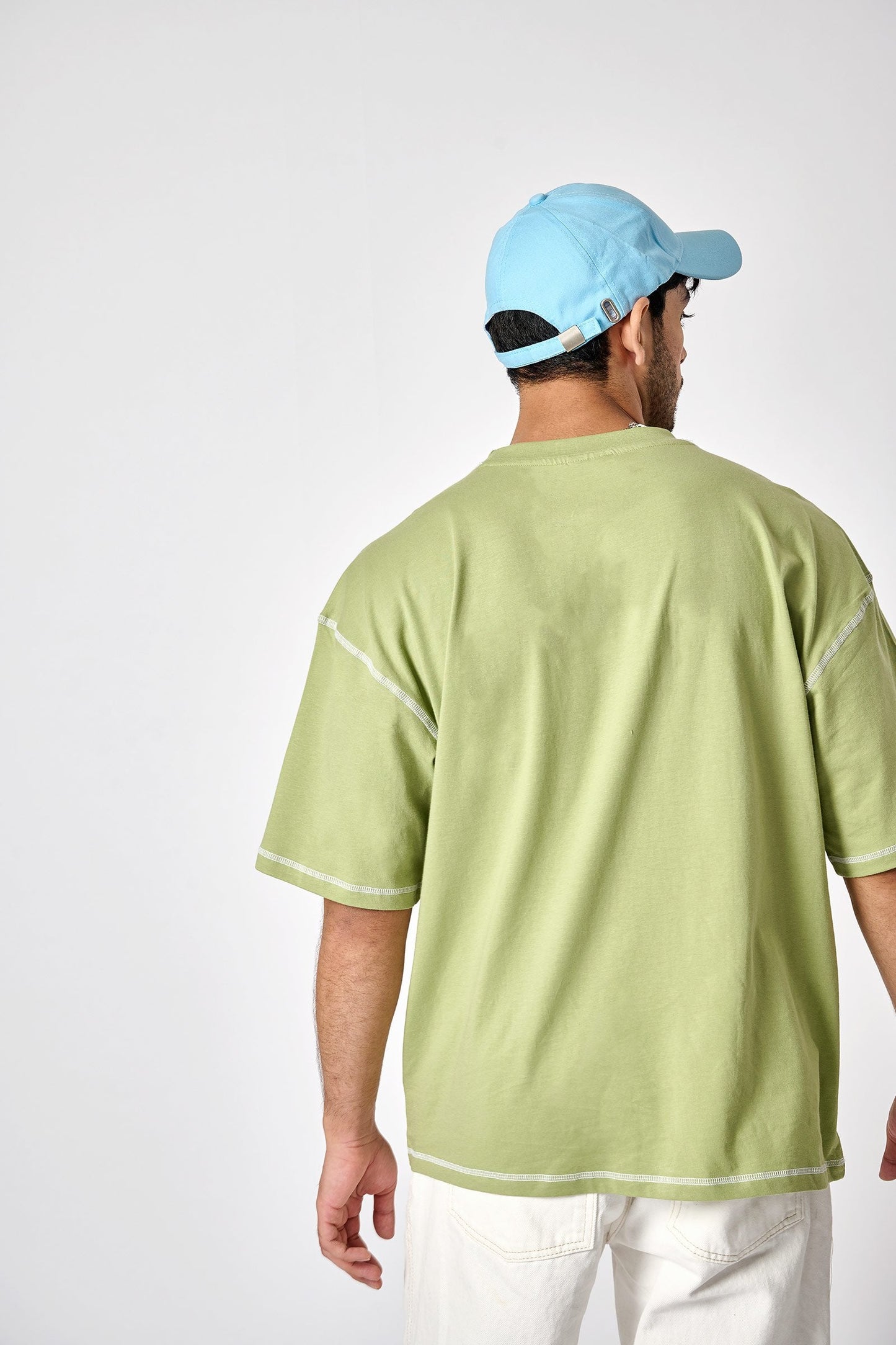 Sage Inside-Out Oversized T-shirt