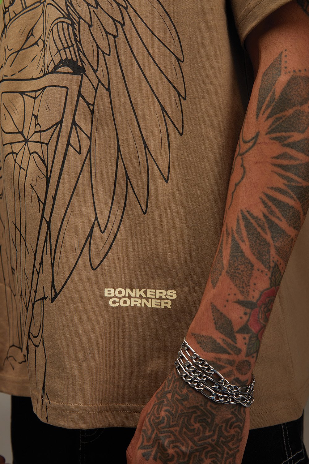 Saint Luci Beige Oversized T-shirt