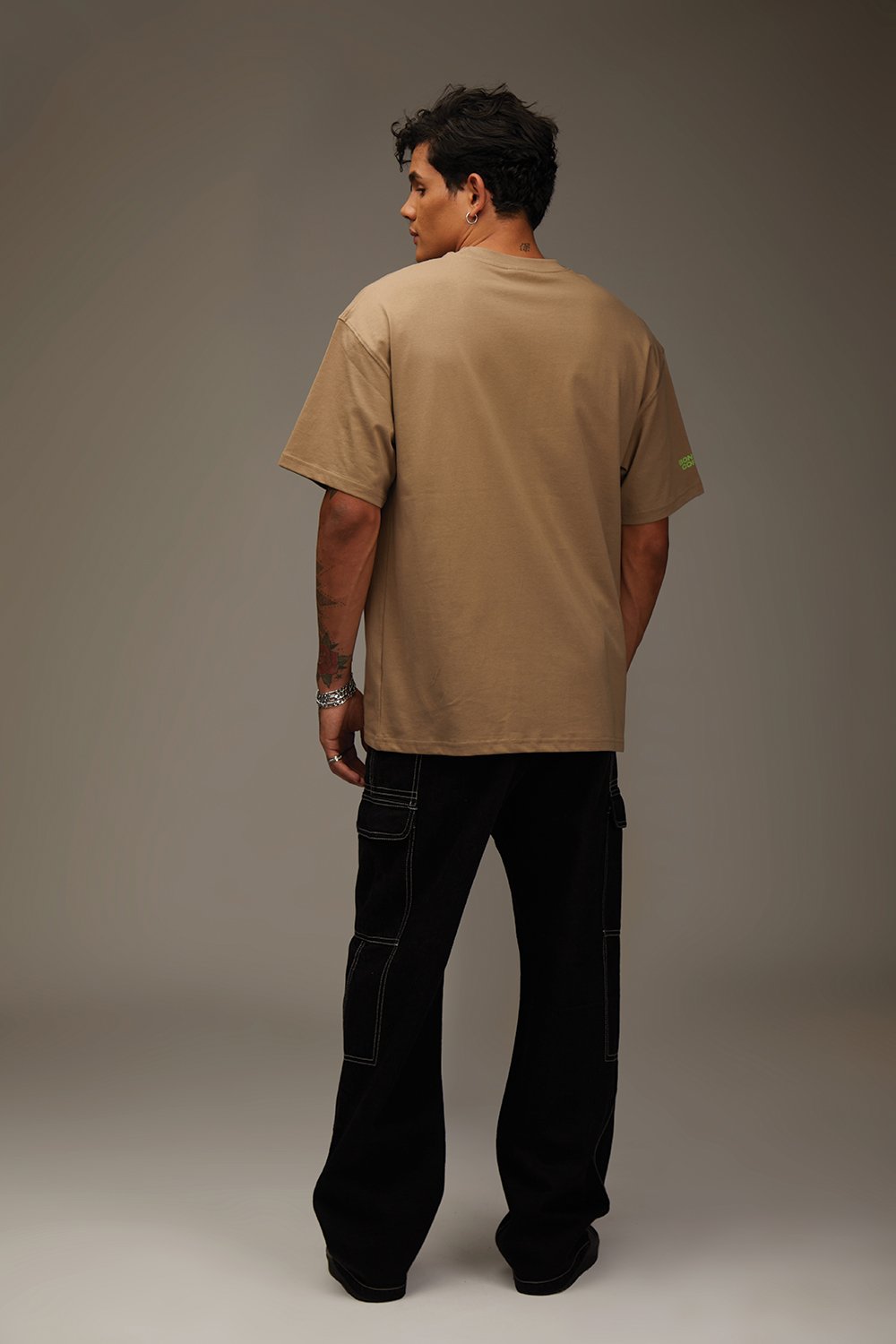 Saint Luci Beige Oversized T-shirt