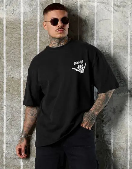 TRENDY BLACK  OVERSIZED UNISEX T-SHIRT | MERCY WEAR - Prime Fitz
