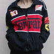 Ferrari F1 Vintage Racing Jacket for Women | Iconic Motorsport Style - Prime Fitz