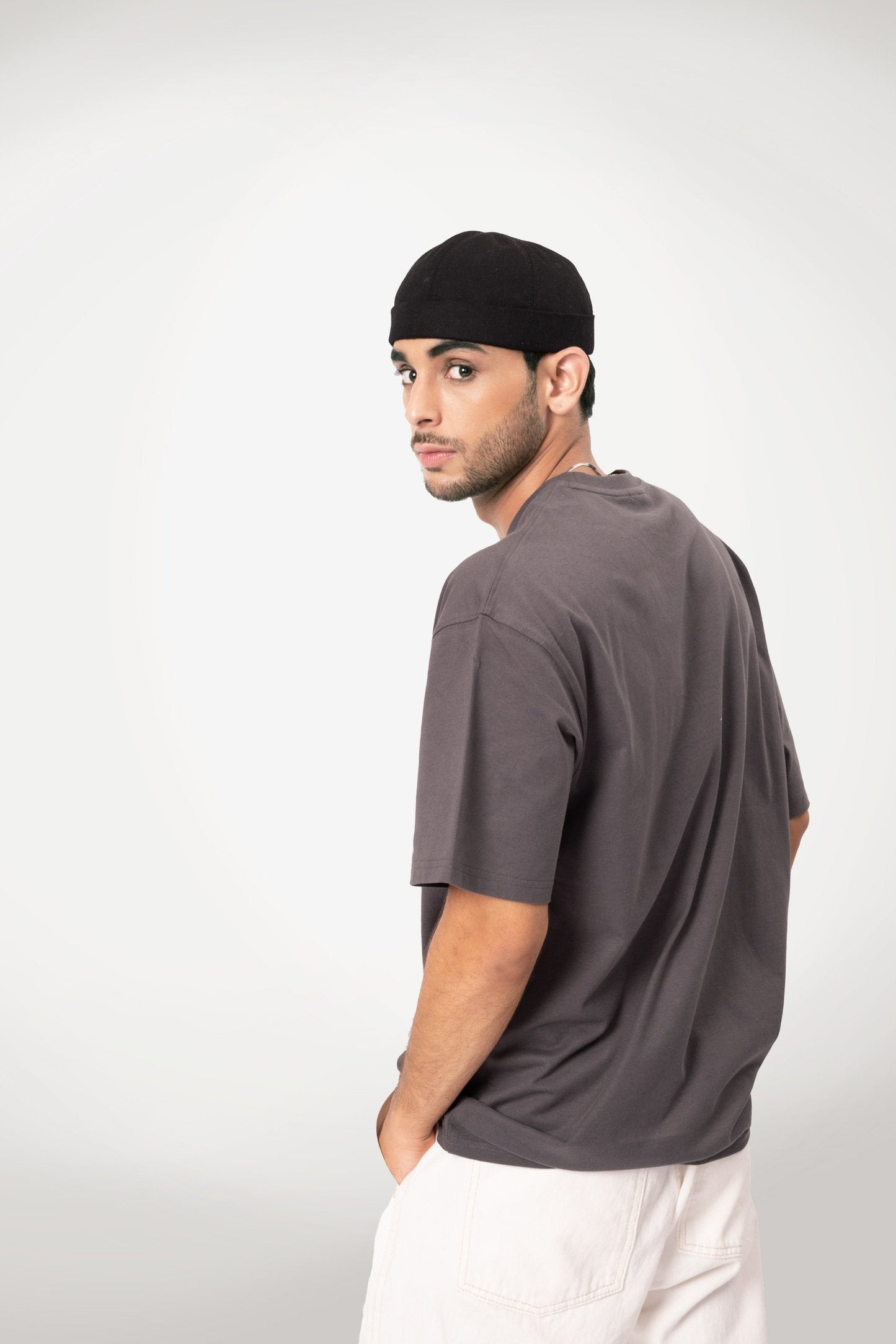 Space Grey Heavyweight Oversized T-shirt