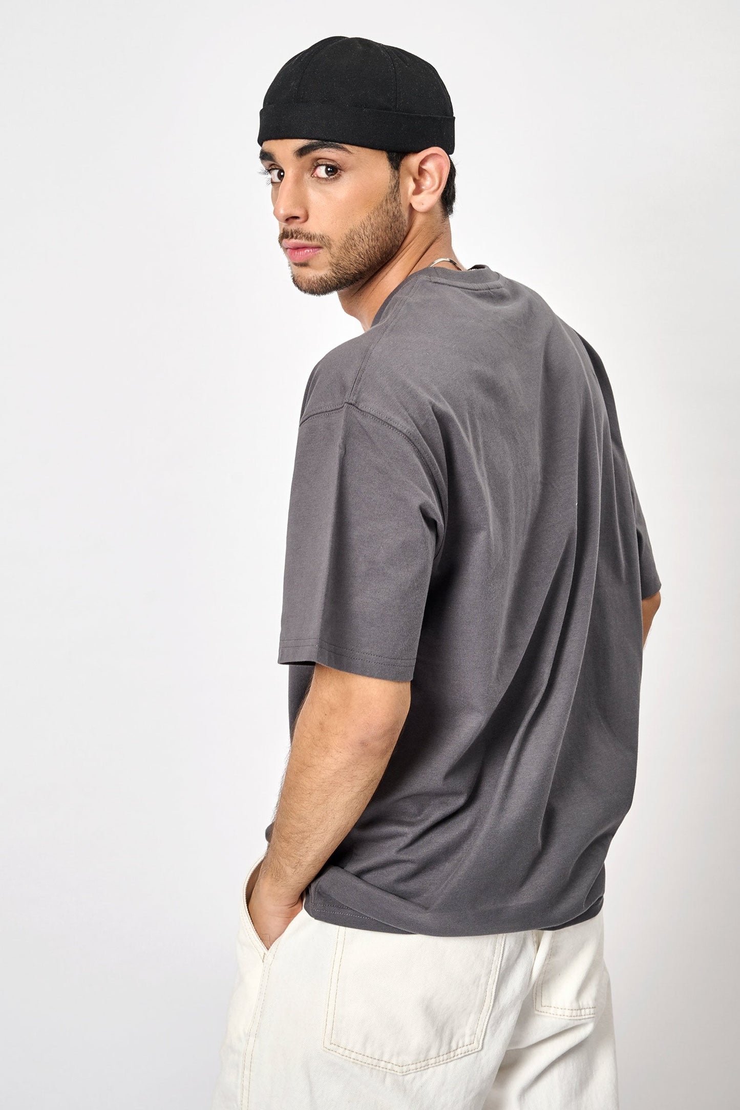 Space Grey Heavyweight Oversized T-shirt