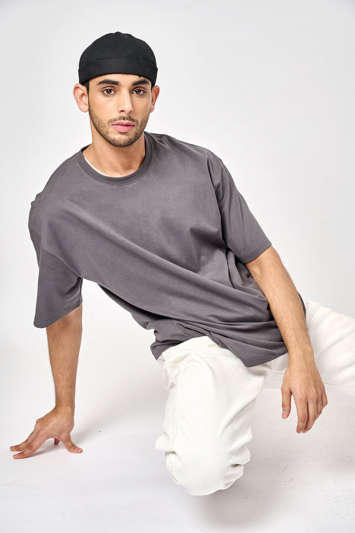 Space Grey Heavyweight Oversized T-shirt