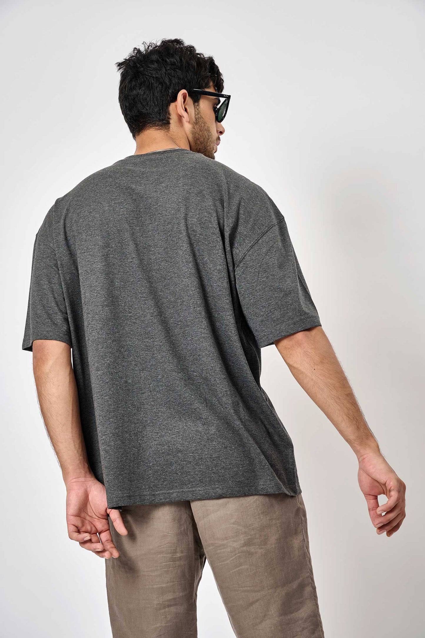 Space Grey Heavyweight Oversized T-shirt